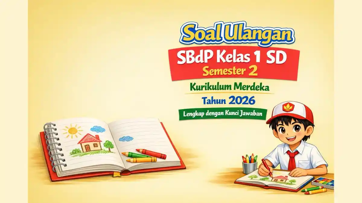Soal PAS SAS UAS SBdP Kelas 1 SD Semester 2 Kurikulum Merdeka Tahun