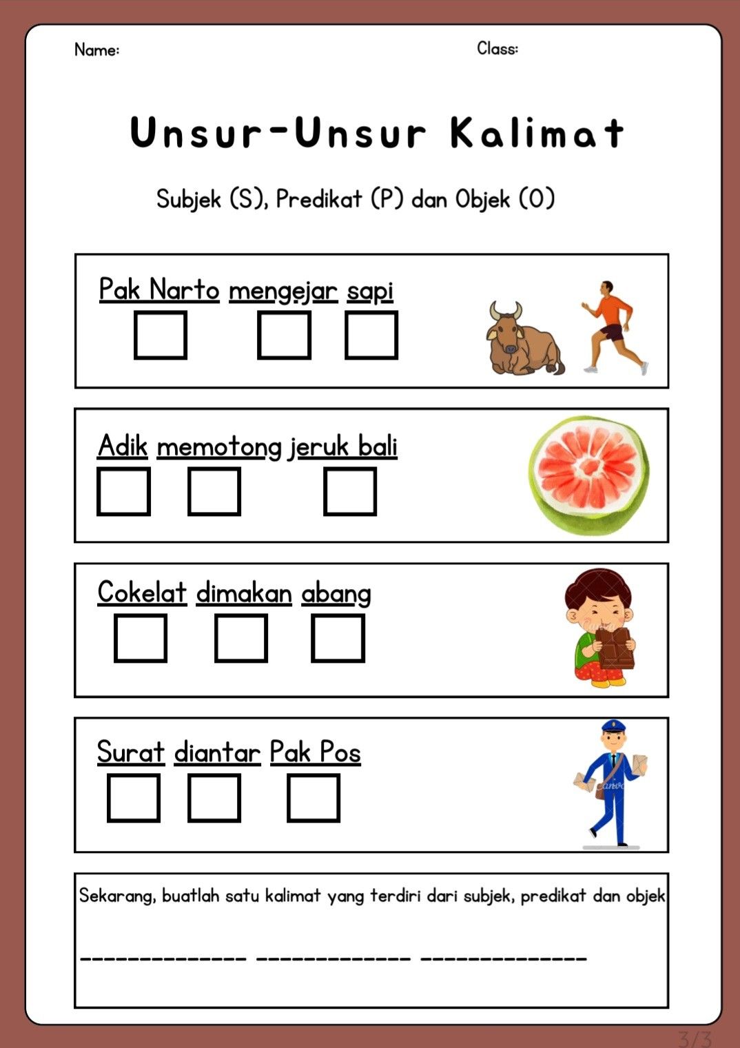 Latihan Soal Bahasa Indonesia Kelas 6 Sd Latihan Soal Bahasa Indonesia Kelas 6 Sd