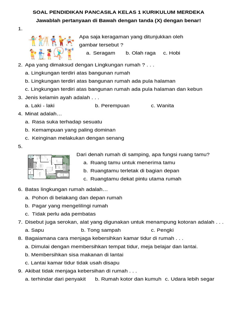 7 Soal Tema Kelas 1 Semester 2 yang Bikin Bingung di 2026, Cek Sekarang!