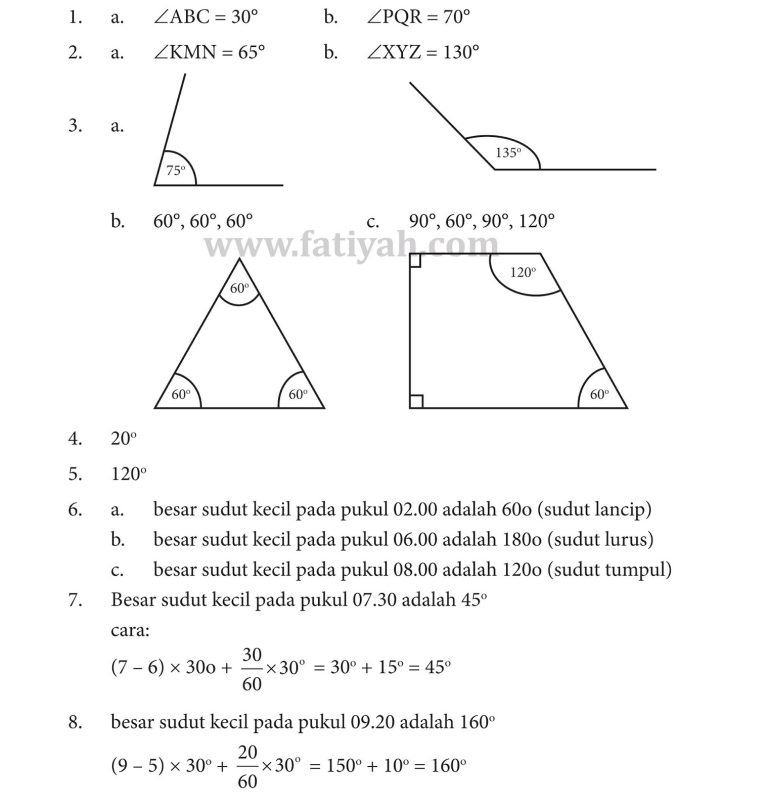 Rahasia Soal Matematika Sudut Kelas 4 yang Wajib Dikuasai Hadapi STS 2026