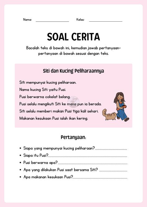 5 Contoh Soal Bahasa Indonesia Kelas 1 SD Cerita Seri yang Wajib Dicoba Orang Tua di Tahun 2026