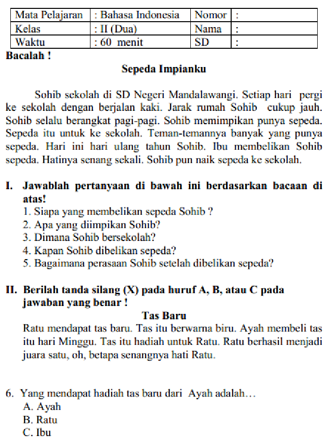 Wajib Tahu 7 Contoh Soal Bahasa Indonesia Kelas 1 SMP Text Pengumuman yang Sering Muncul di Ujian