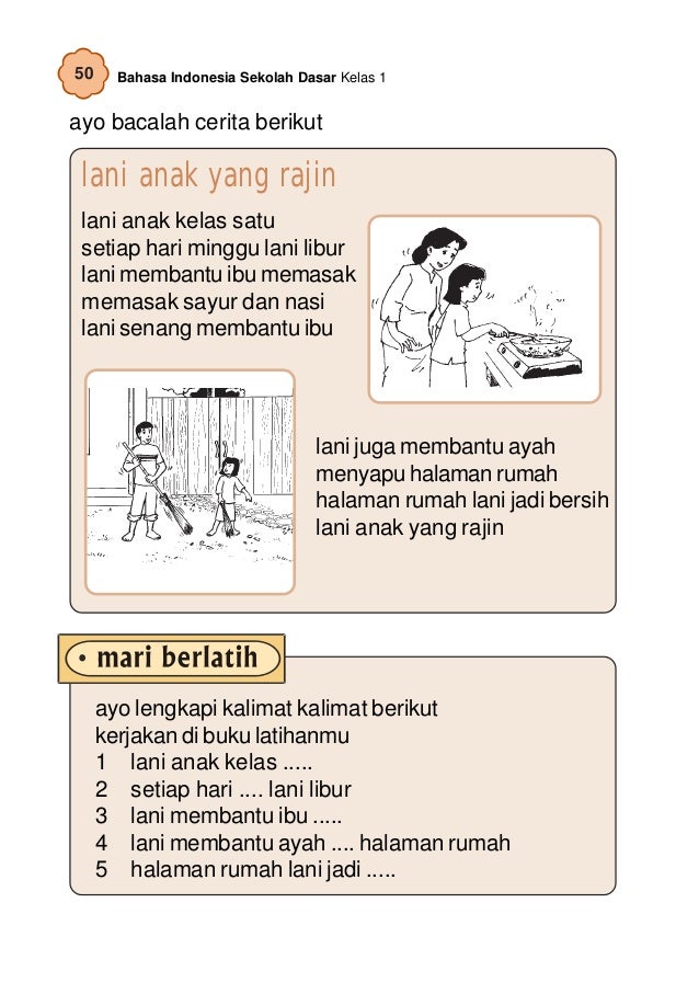 5 Tips Bedakan Tokoh Utama contoh soal bahasa indonesia kelas 1 sd melengkapi cerita