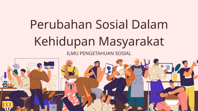 7 Fakta Penting Perubahan Sosial di Era Globalisasi, Download Microsoft Word Tentang Perubahan Sosial Sebelum Terlambat