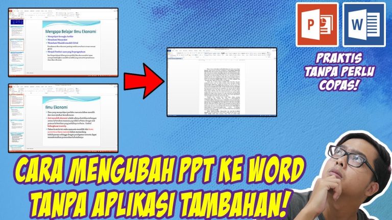 Cara Mudah Download Perubah Power Point ke Word Tanpa Ribet, 3 Langkah Langsung Jadi