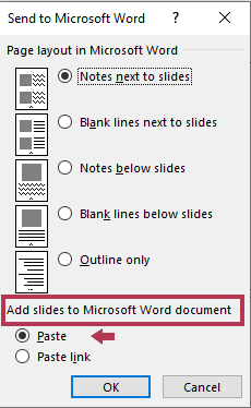 Convert PowerPoint to Word on PC Mac Online