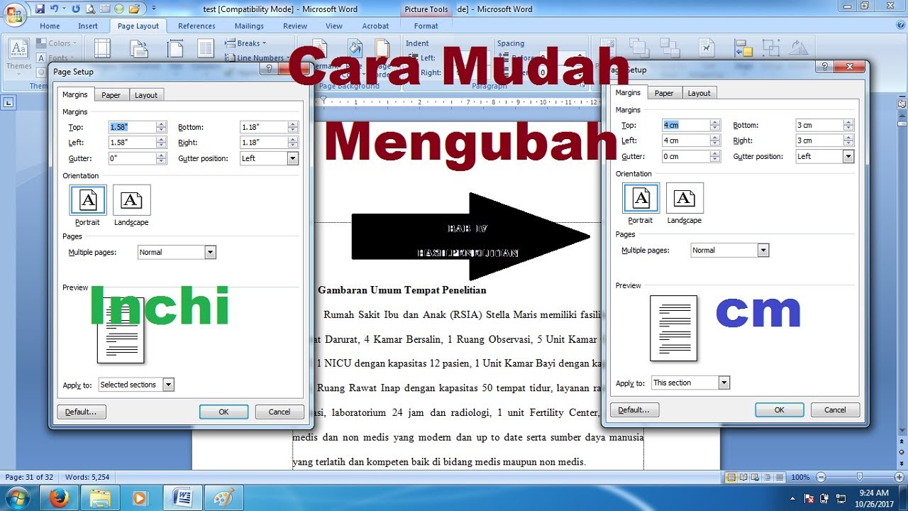 Rahasia cepat mengubah ukuran word menjadi cm untuk cetak dokumen tanpa bingung