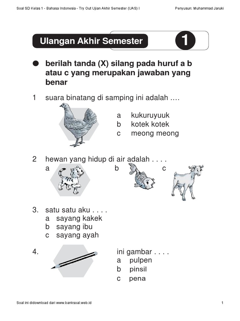 Ternyata Begini Contoh Soal Bahasa Indonesia Kelas 1 Sekolah Dasar Islam yang Bikin Anak Betah Belajar Ternyata Begini Contoh Soal Bahasa Indonesia Kelas 1 Sekolah Dasar Islam yang Bikin Anak Betah Belajar