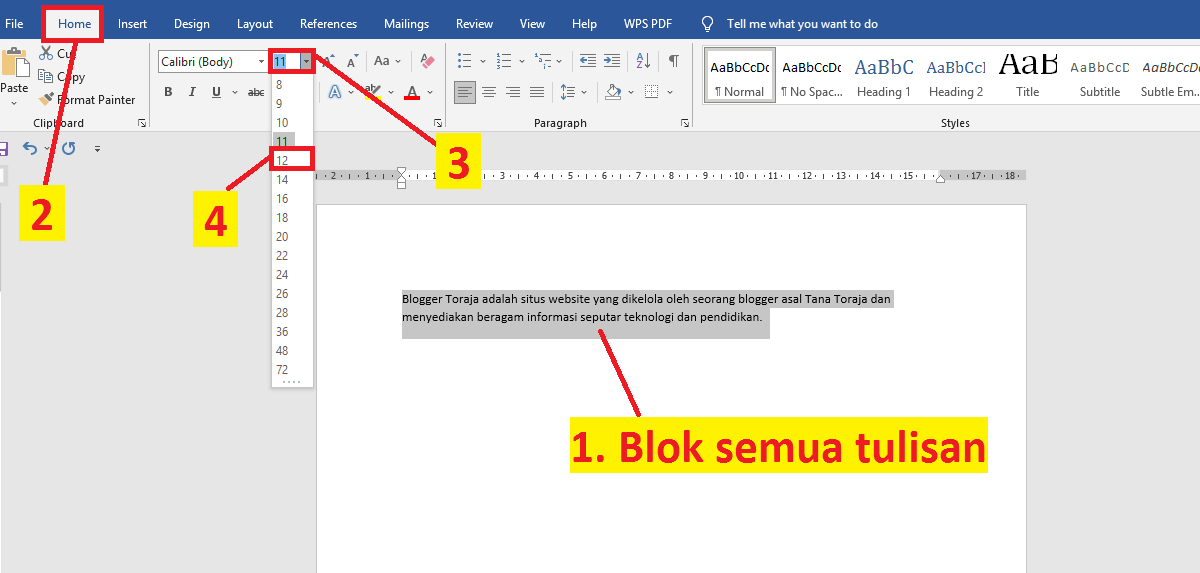 Ternyata Ini Penyebab Buku Pelajaran Dikritik, Belajar Cara Mengubah Ukuran Tulisan Word 2016 Sebelum Terlambat