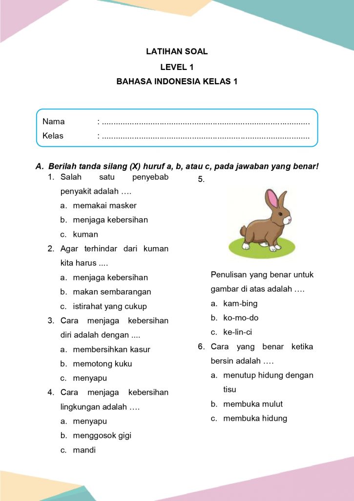 Akhirnya Tersedia Contoh Soal Bahasa Indonesia Cerita Anak Kelas 1 SD Beserta Kunci Jawaban untuk Sumatif 2026 Akhirnya Tersedia Contoh Soal Bahasa Indonesia Cerita Anak Kelas 1 SD Beserta Kunci Jawaban untuk Sumatif 2026