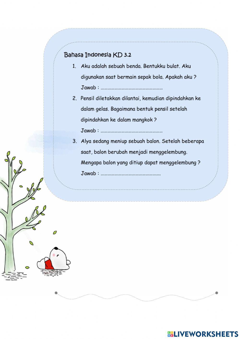 7 Contoh Soal Kelas 2 Tema 2 Subtema 3 Pembelajaran 1 yang Membantu Anak Sukses