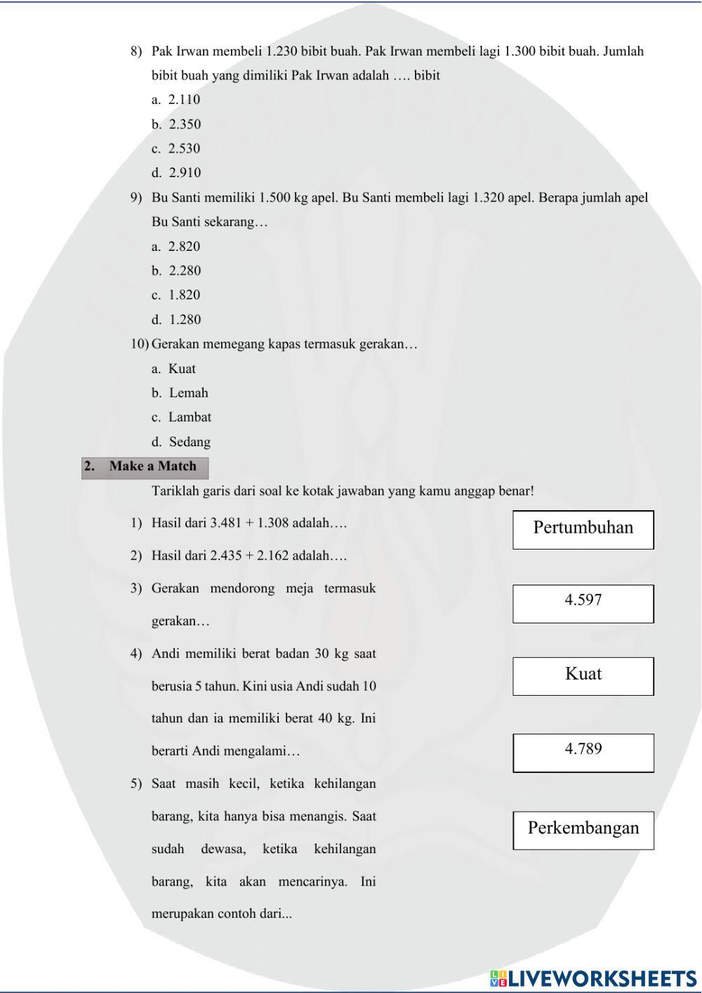 Rahasia Menjawab Soal Tema 1 Subtema 2 Kelas 3 Agar Mendapat Nilai Sempurna