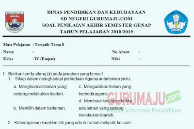 Rahasia Skor Tinggi Jawab soal pas kelas 4 tema 8 Agar Lolos Ujian Akhir