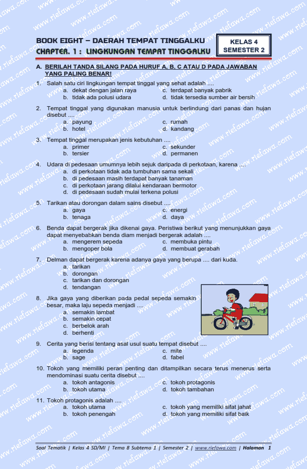 Rahasia Skor Tinggi Soal PAS Kelas 4 Tema 8 Subtema yang Wajib Kamu Kuasai Sekarang