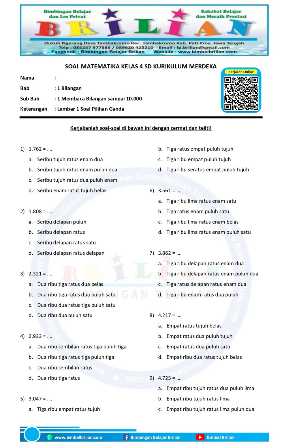 Wajib Tahu Bocoran Soal PTS Kelas 4 Semester 1 Matematika Agar Nilai Langsung Melonjak