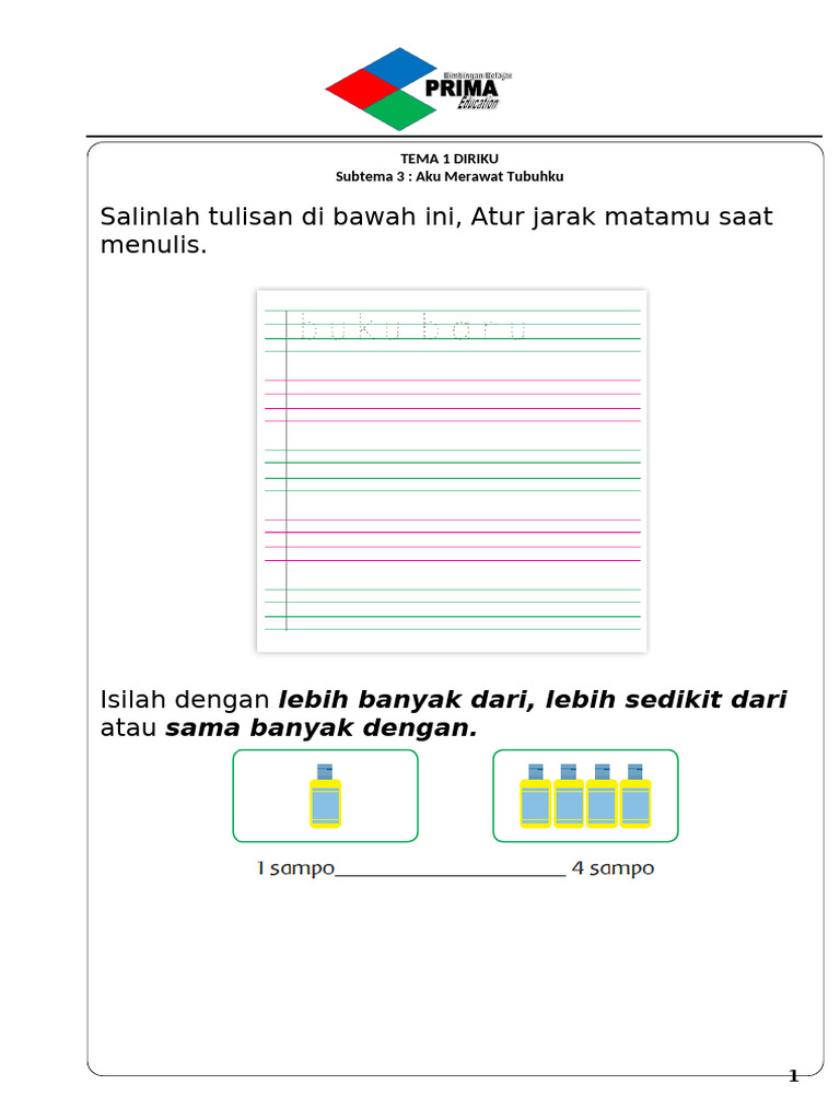 Wajib Tahu Bocoran Soal Tema 1 Sub Tema 3 Kelas 1 SD Revisi Terbaru Agar Nilai Sempurna