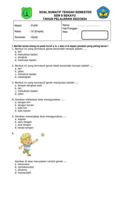 Wajib Tahu! Ini Bocoran Soal PTS Kelas 4 Semester 1 Tema 2 Paling Akurat